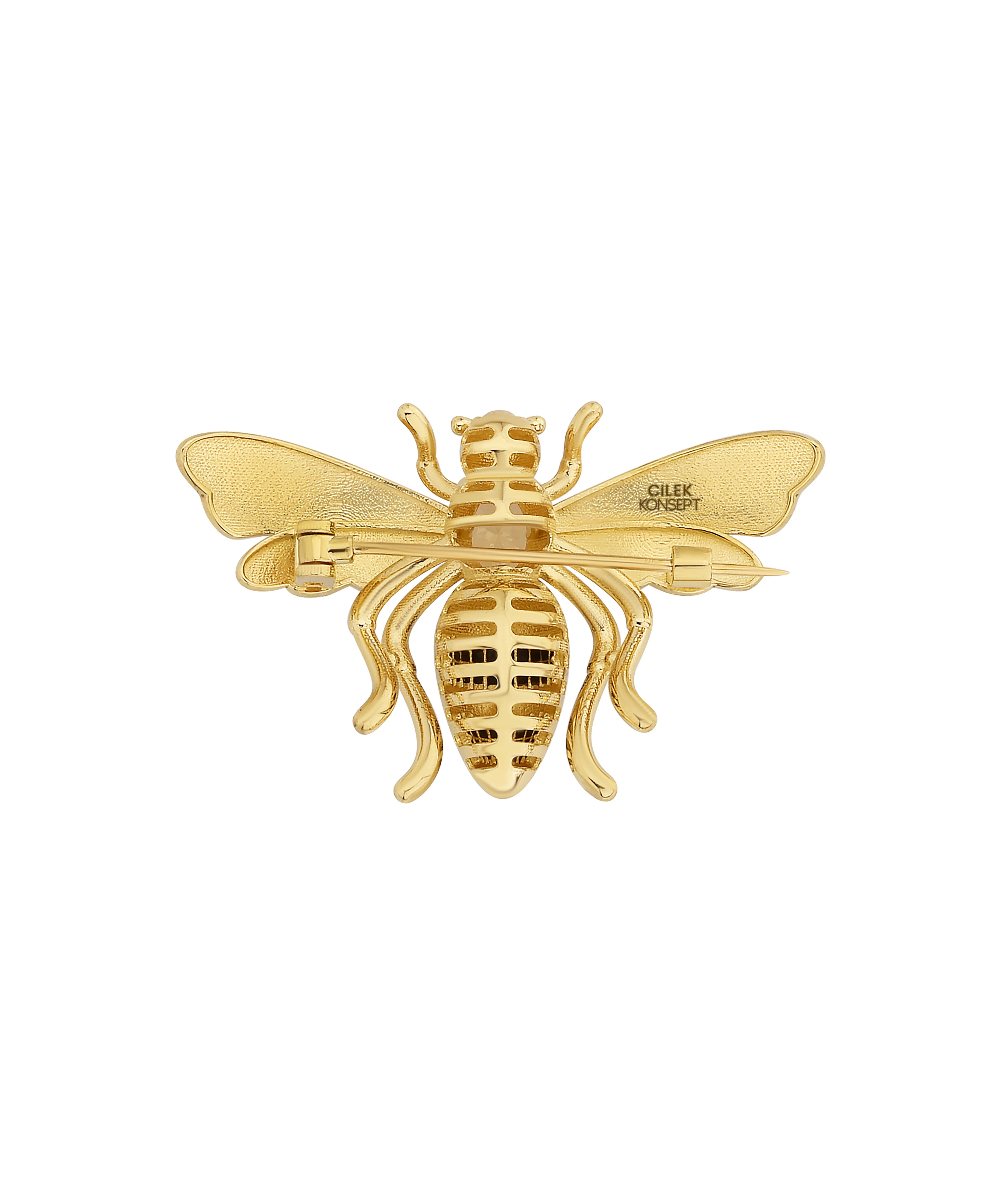 Bee Mine Altın Arı Broş | Uzunköprü Kuyumcu, Çapar Kuyumculuk, Altın Fiyatları, 22 Ayar Bilezik, Çeyrek Altın