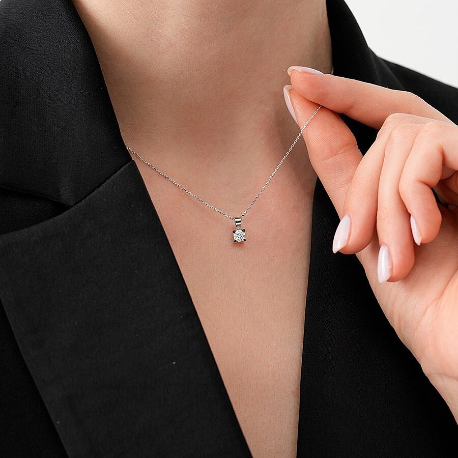 0.10 Karat Pırlanta Tektaş Kolye | Uzunköprü Kuyumcu, Çapar Kuyumculuk, Altın Fiyatları, 22 Ayar Bilezik, Çeyrek Altın