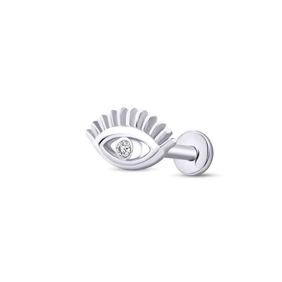 0.01 Karat Pırlanta Göz Tragus Piercing | Uzunköprü Kuyumcu, Çapar Kuyumculuk, Altın Fiyatları, 22 Ayar Bilezik, Çeyrek Altın